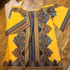 Bohemian Off-Shoulder Dress